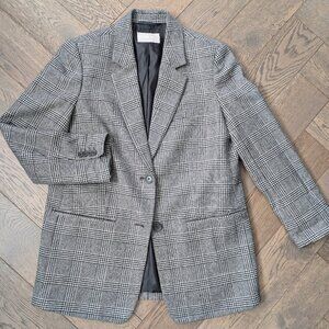 Everlane Blazer in Glen Plaid - Size 6